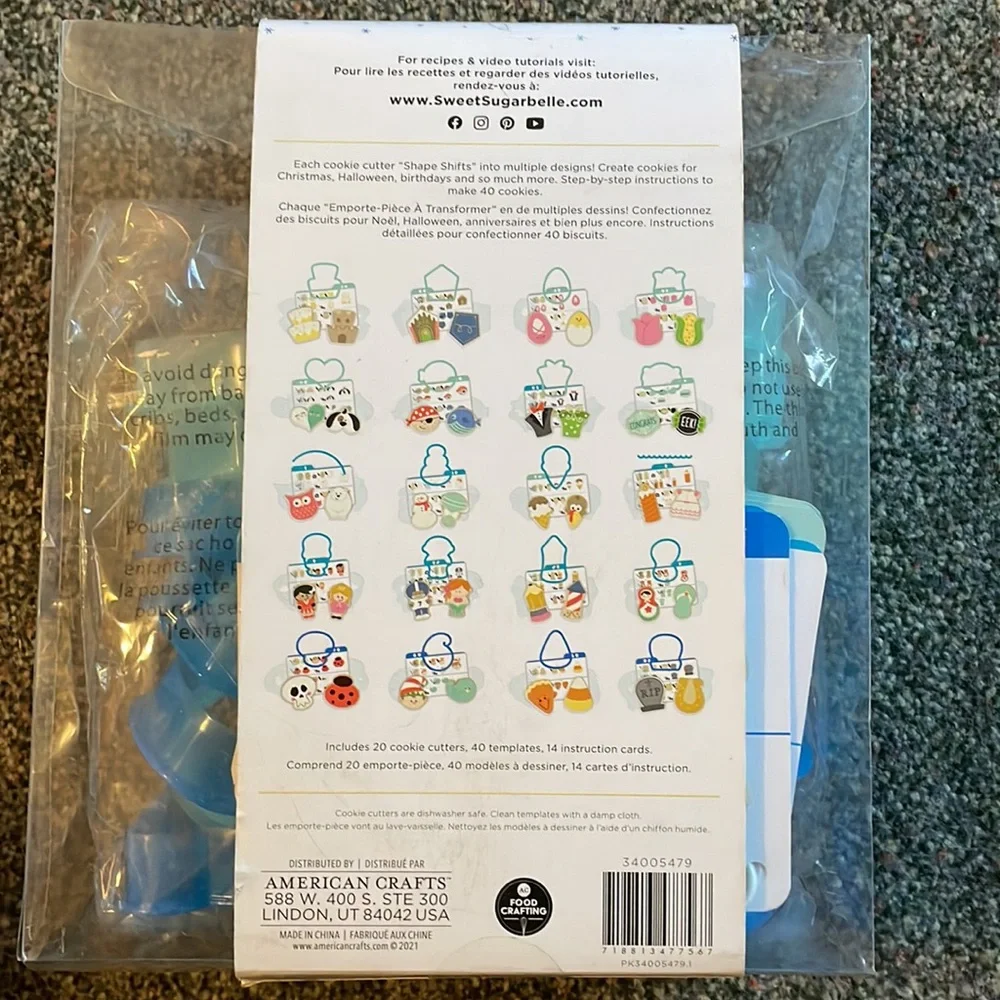 Sweet Sugarbelle® Animal Shape Shifter Cookie Cutter Set NEW